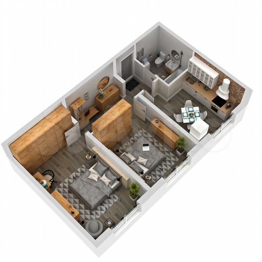 2-к. квартира, 51,4 м², 14/14 эт.