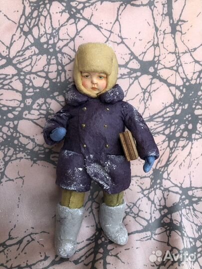 Ватные елочные игрушки