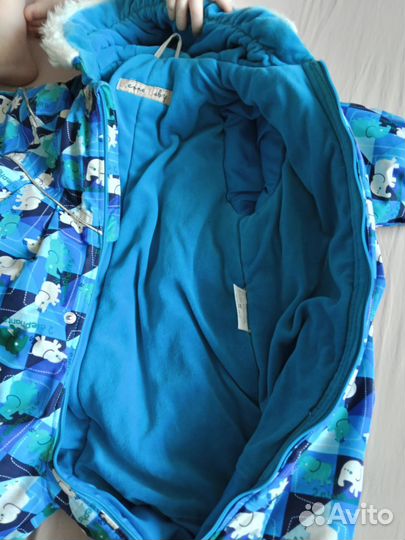 Зимний комбинезон трансформер 80