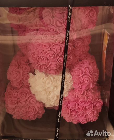 Мишка из роз