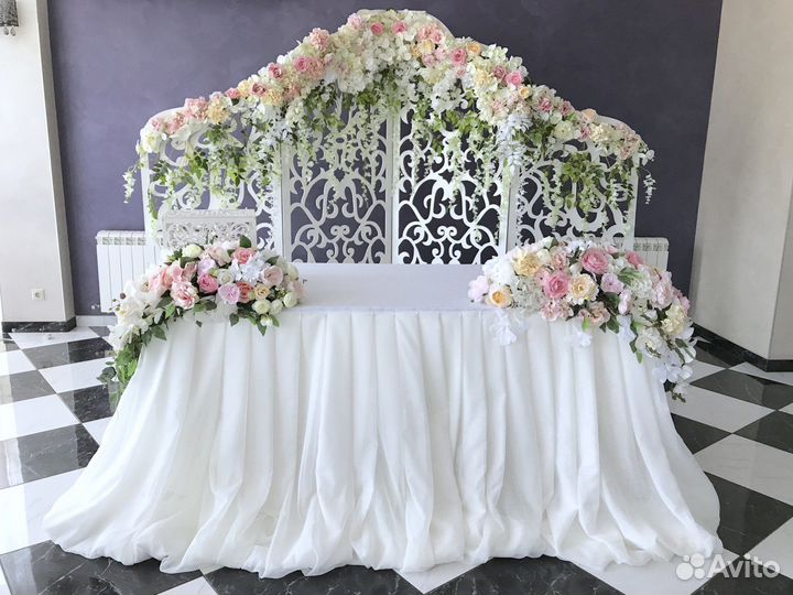 Ширма резная из дерева 3 вида Арка свадебная