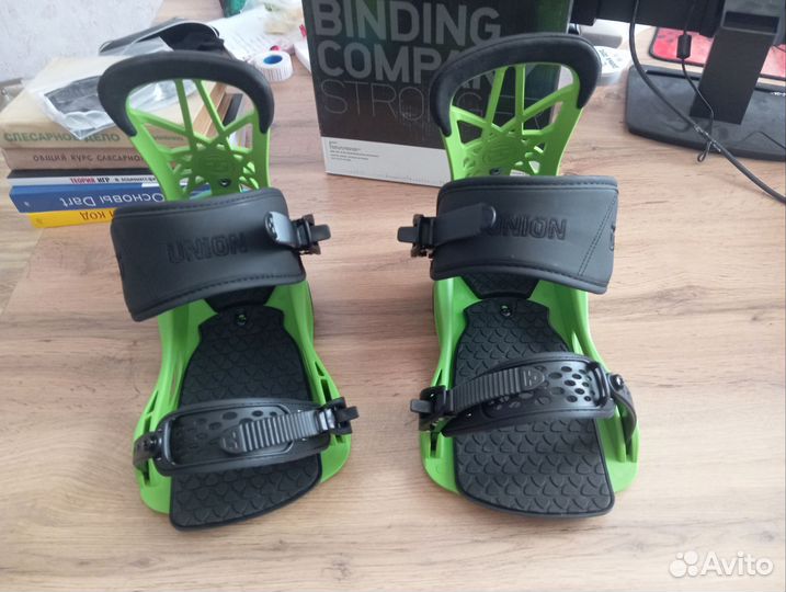 Крепления Union Flight Pro 2020 Acid Green Custom