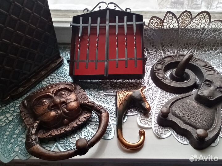 Зеркало, подсвечник Гном, литье СССР