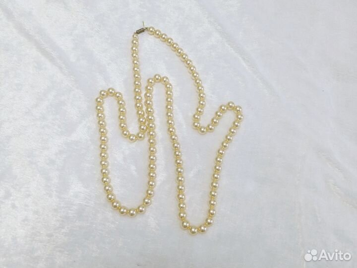 Бусы под жемчуг винтаж