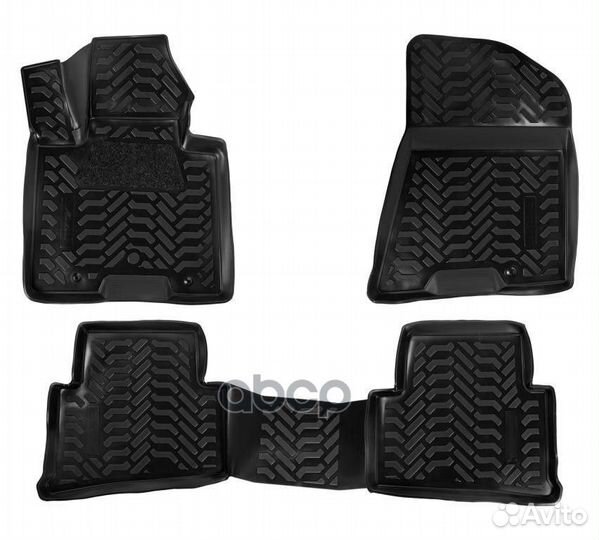 Ковры в салон (3D с подпят.) для Hyundai Tucson