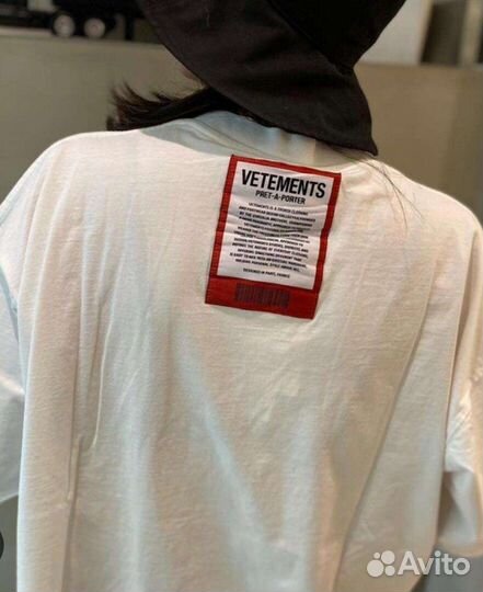 Футболка vetements оверсайз