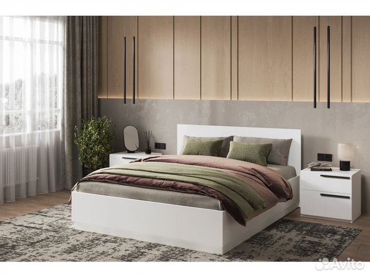 Тумба прикроватная Лорэна Whitе