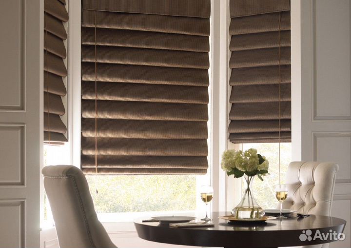 Римские шторы и жалюзи