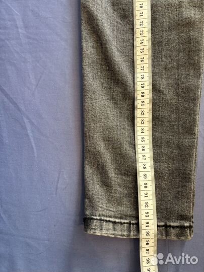 Джинсы skinny fit темно серые