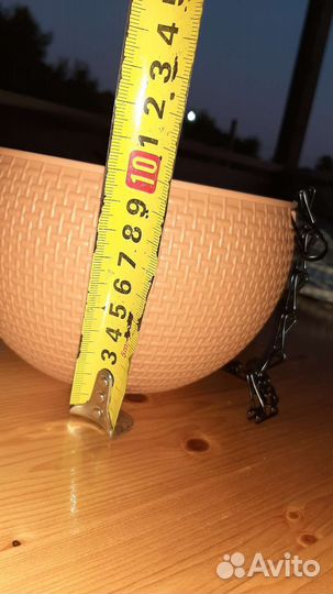 Кашпо подвесное с кронштейном