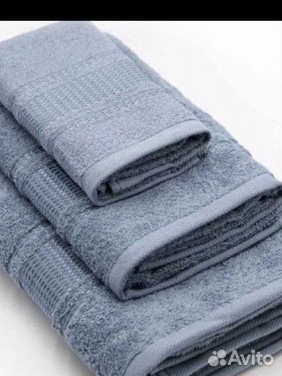 Набор махровых полотенец из 3 шт