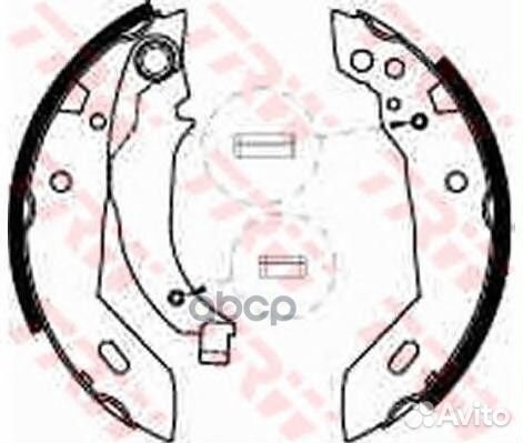 Колодки тормозные барабанные зад GS6228 TRW