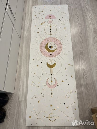 Коврик новый для йоги и фитнеса PRO mandala