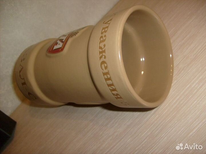 Кружка/бокал пивной керамический новый