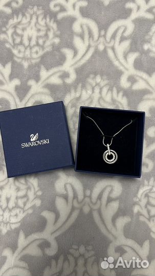 Swarovski кулон с цепочкой