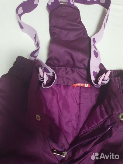 Зимние брюки для девочки