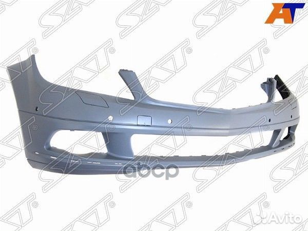 Бампер передний mercedes W204 06-11 под омывате