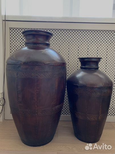 Вазы декоративные интерьерные в африканском стиле