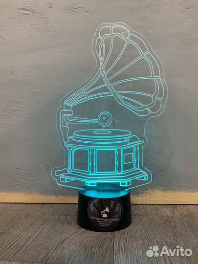 Лампа светодиодная Ночник - Граммофон