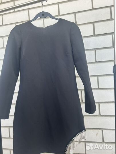 Вечернее черное платье 42-44