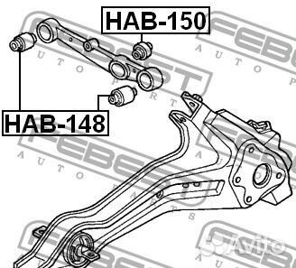 Сайлентблок заднего рычага
