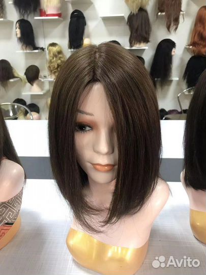 Парик с имитацией кожи головы