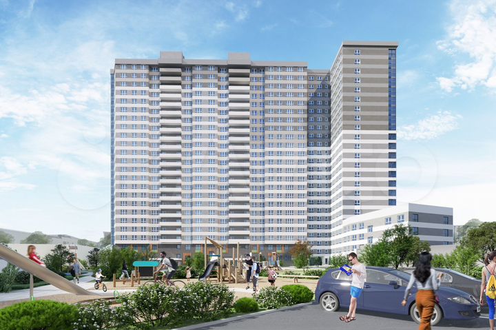 1-к. квартира, 81,3 м², 17/23 эт.