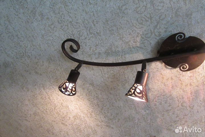 Настенный светильник бра бронза