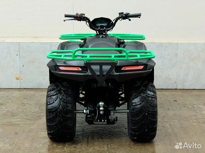 Квадроцикл детский Irbis ATV 200 черно-зеленый