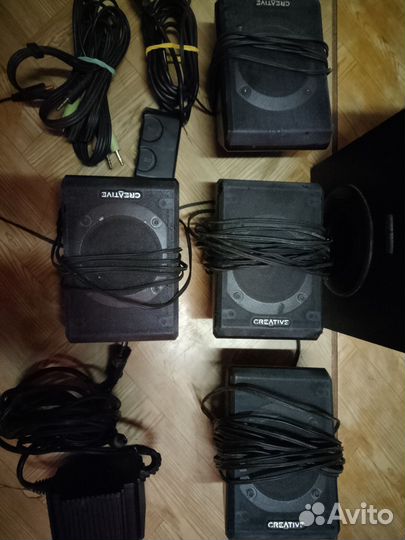 Акустические колонки creative 5.1