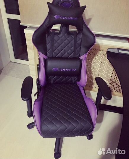 Компьютерное игровое кресло Cougar Neon Purple