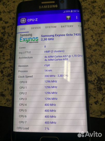 Samsung Galaxy S6 Edge, 3/32 ГБ