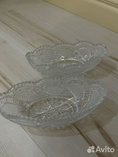 Хрустальные лодочки (2шт)