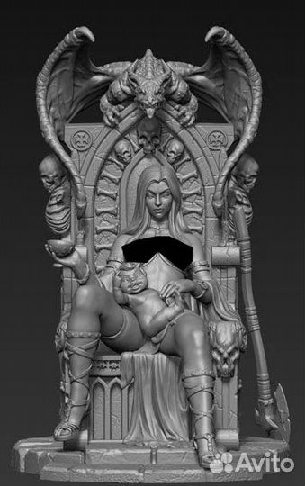 Фигурка 1/24 (не расскрашенная)