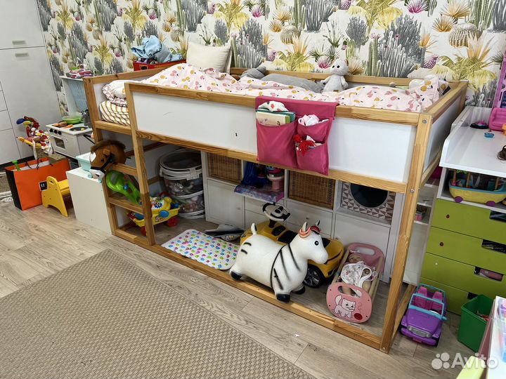 Детская кровать икеа кюра IKEA kura