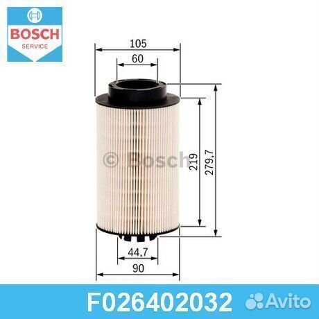 Топливный фильтр F026402032 bosch