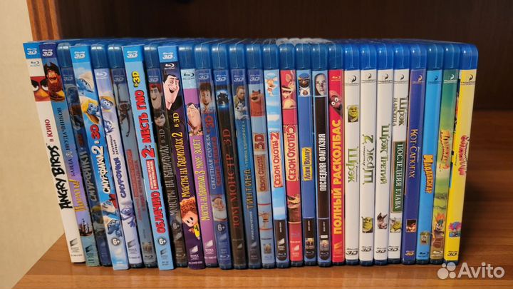 Детские мультики 3D Blu Ray