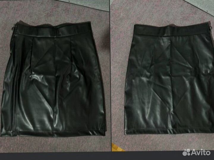 Кожаная юбка