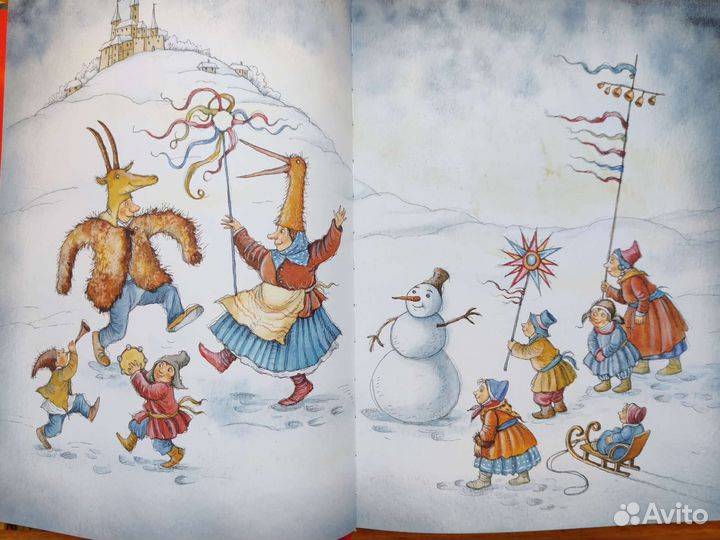 Двенадцать месяцев. С. Маршак, рис. И. Петелиной