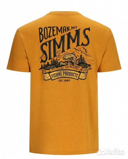 Simms Bozeman scene Buckhorn Heather M,L,XL