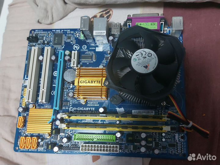 Комплект Материнская плата процессор озу кулер