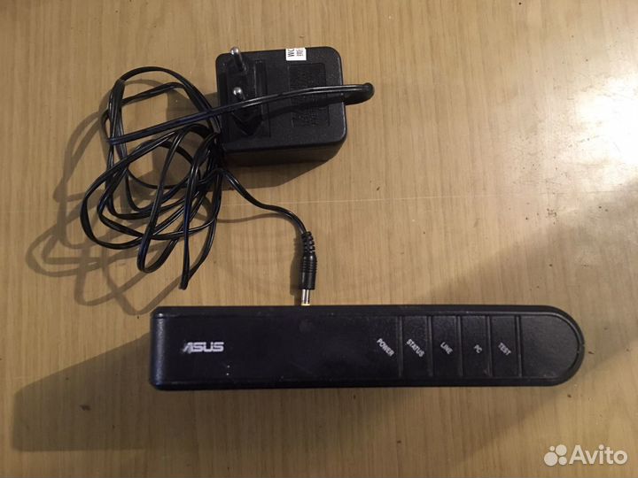 Adsl модем DSL-200, роутер asus