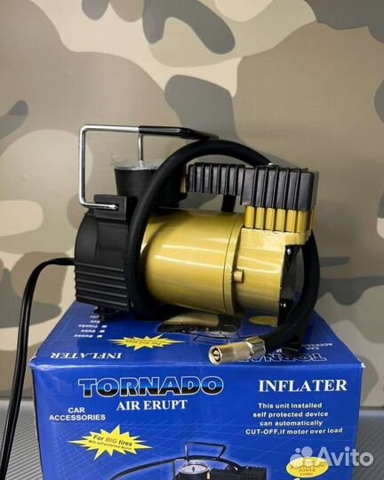 Компрессор насос автомобильный tornado AC-580