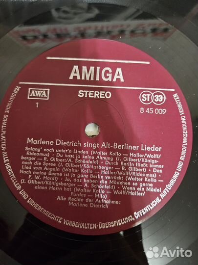 Marlene Dietrich – Marlene Dietrich Singt Alt-Berl