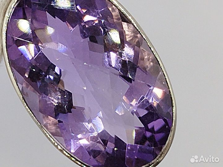 Кулон с аметистом