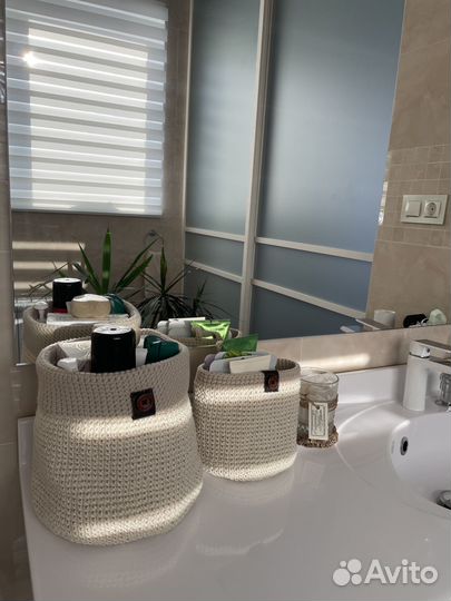 Джутовая корзина