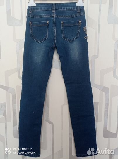 Джинсы утепленные 128