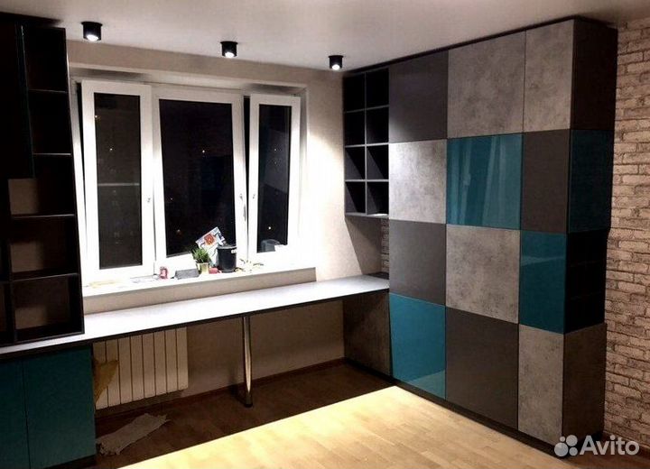 Рабочая зона с кроватью