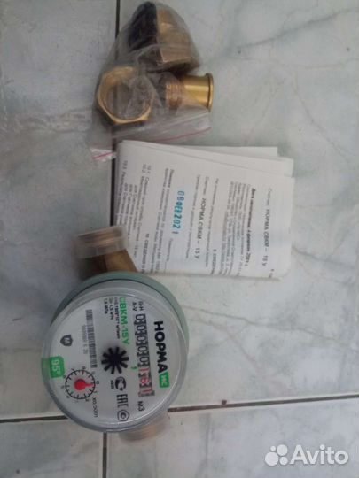 Счетчик воды norma универсальный