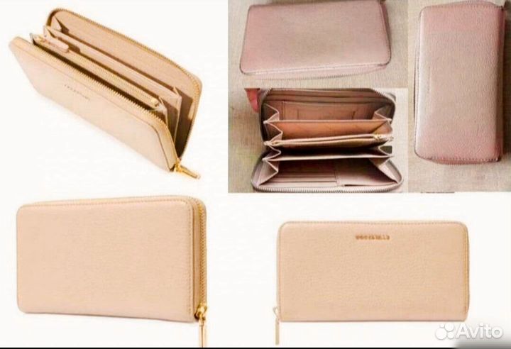 Кожаная сумка кросс-боди клатч кошелёк